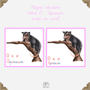 Magnet opossum