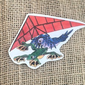 sticker grenouille de wallas