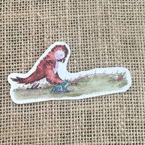 sticker rigolo langue grenouille